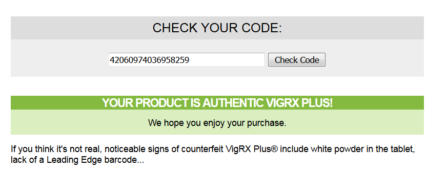 VigRX Plus الأصلي